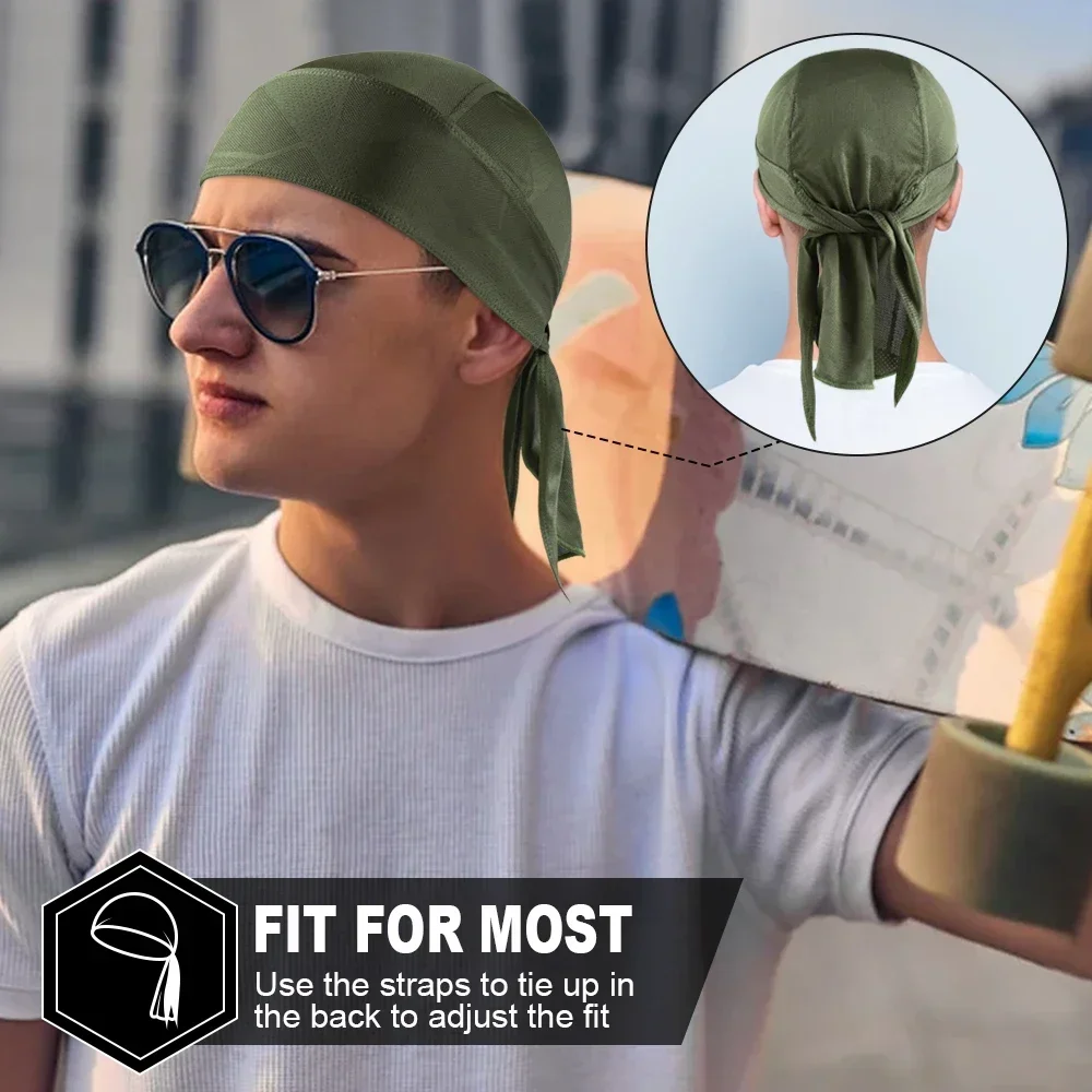 Gorro deportivo secado rápido transpirable para ciclismo y carrera unisex - imagen 2