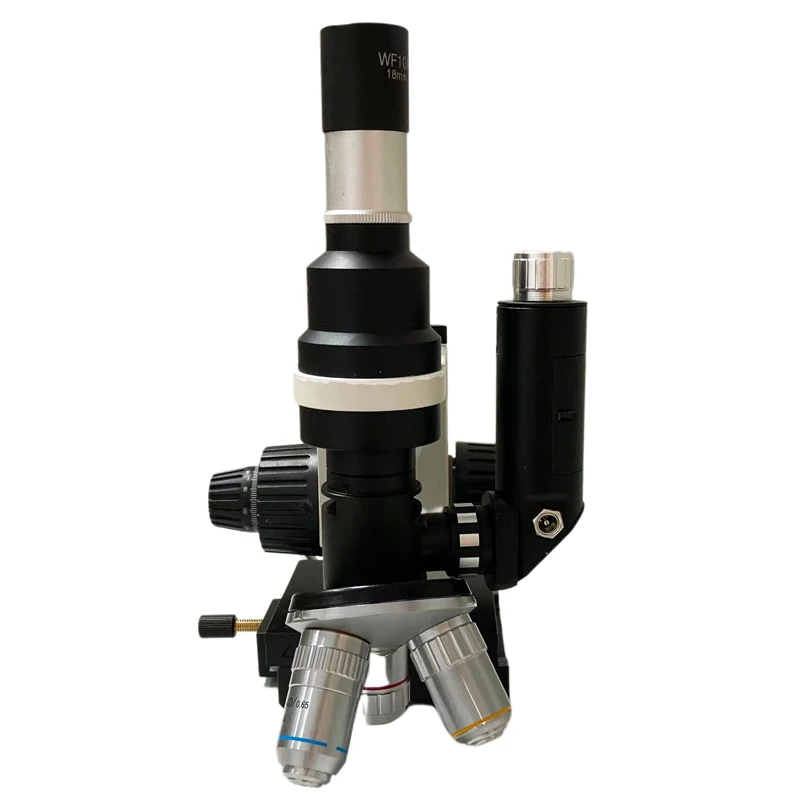 Multi Objective Polarizing Metallographic Microscope Hand Held Portable Metallurgical Microscope for Metal Alloys Appraisal