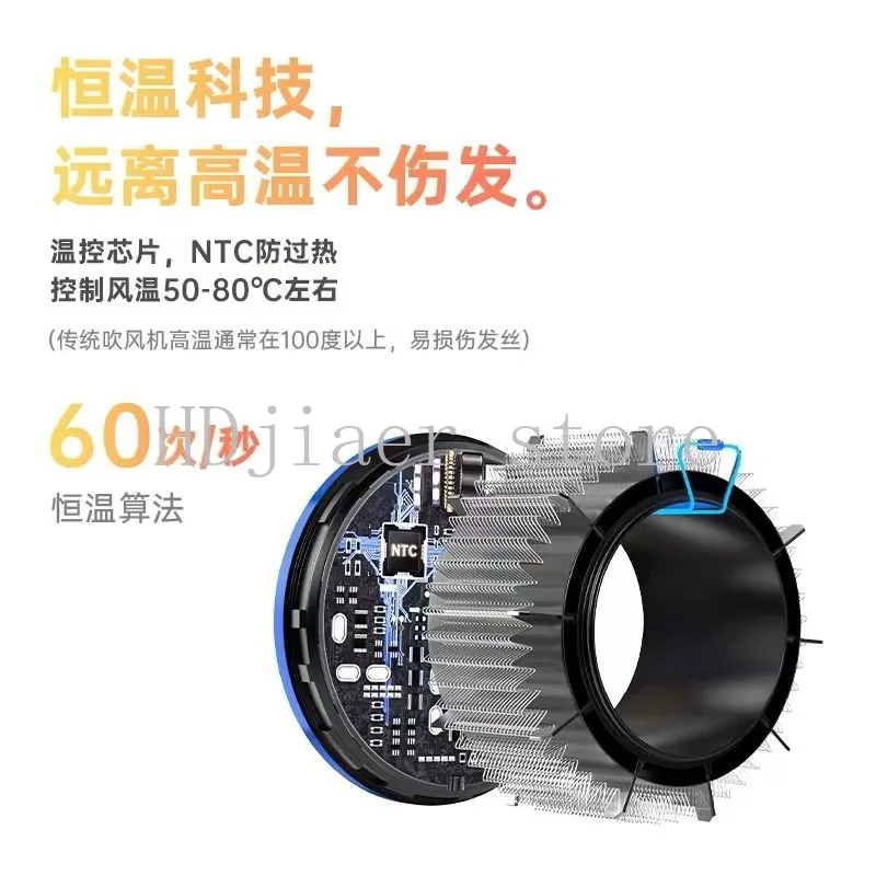 

High-speed hair dryer household large wind negative ion hair dryer