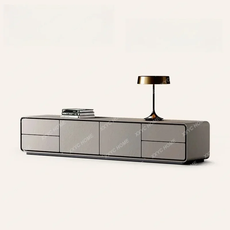 

ZH Modern light luxury living room TV cabinet Home simple floor TV cabinet Minimal home customized locker