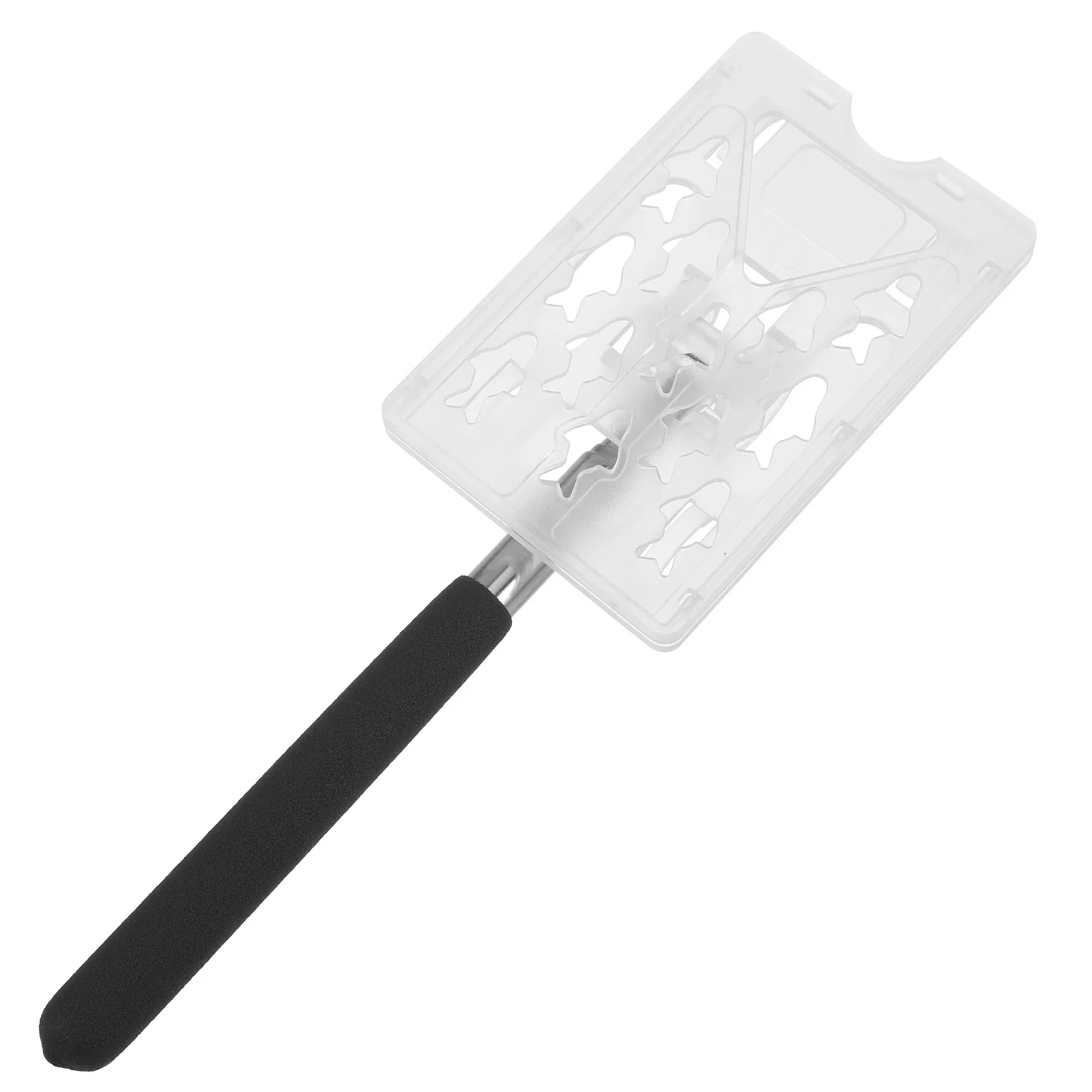 Telescopic Card Holder Door Opening Parking Payment Rod Compact Transparent Plastic Durable Secure Versatile Use Fits