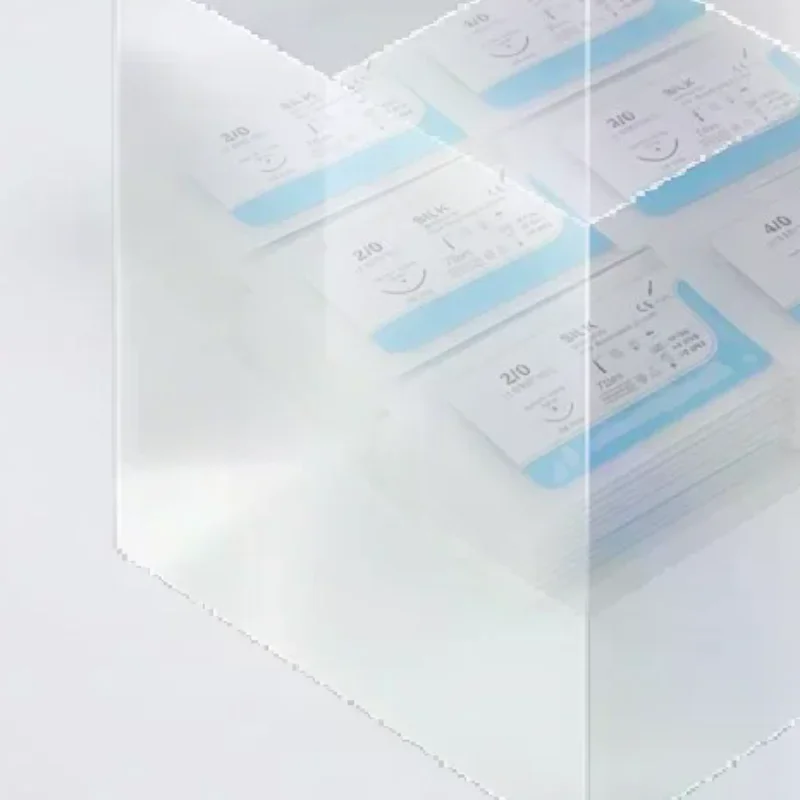 12PCS Dental Surgical Silk Suture Thread Kit Precision Medical Needle for Hospital and Home Practice