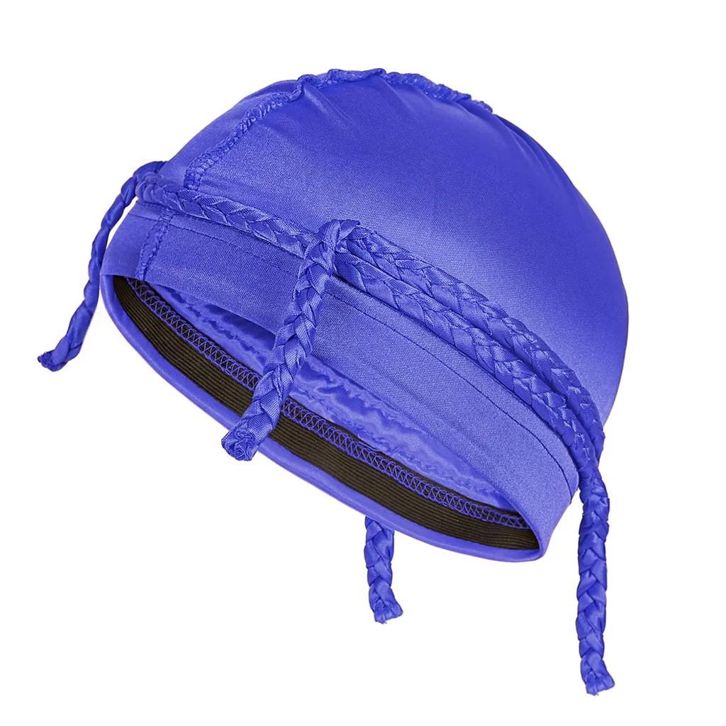 Skullies And Beanies Brimless Satin Skullcap Head Cap Braided Braided Wave Skullcap For Women Music Festivals Daily Wear