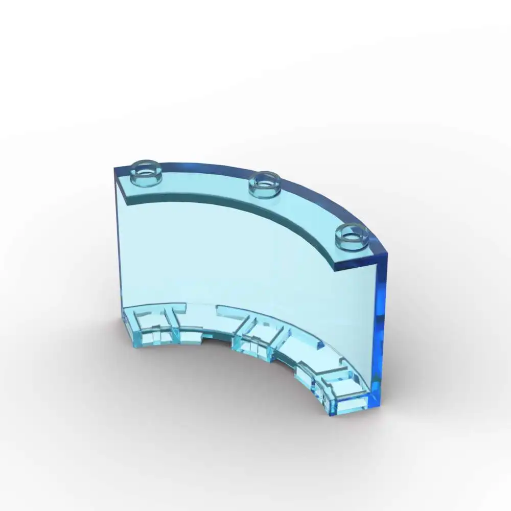 MOC 10 Uds 4041 cilindro cuarto 4x4x3 Kit de bloques de construcción Panel casa partículas de ladrillo juguetes educativos para montar regalos de cumpleaños