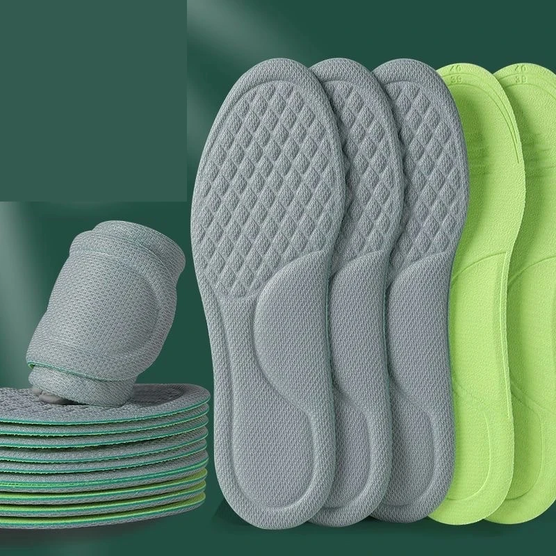 Soft Memory Foam Insoles for Shoes Men Women Deodorant Absorb-Sweat Massage Sport Insole Feet Orthopedic Shoe Sole Running