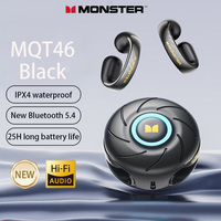 Choice Monster MQT46 OWS Wireless Bluetooth 5.4 Headset HIFI Stereo Gaming Music Headphones Waterproof Sports Earbuds