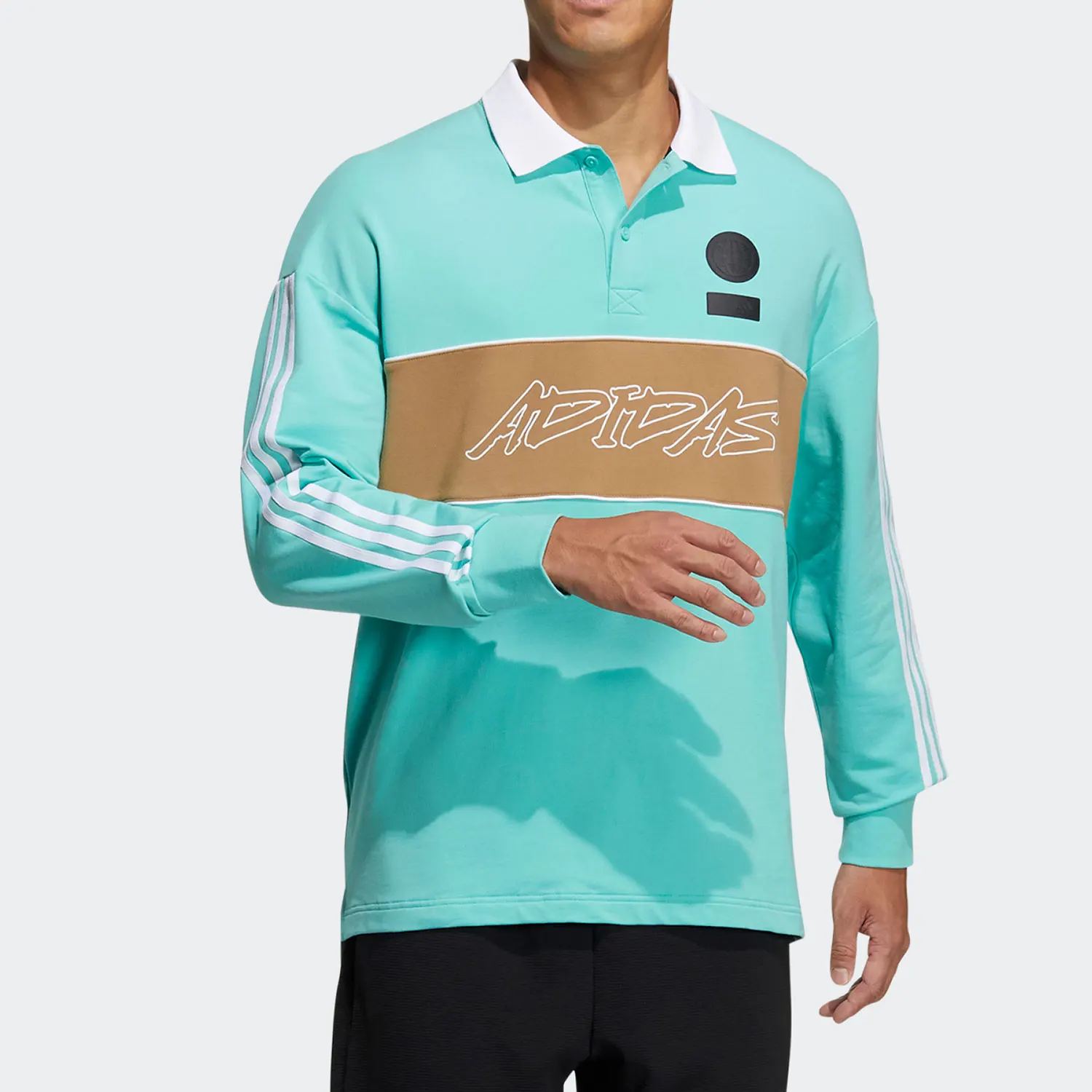 

Adidas Originals Authentic Long Sleeve T-Shirt Men's New Season New Casual Polo Shirt GP0894