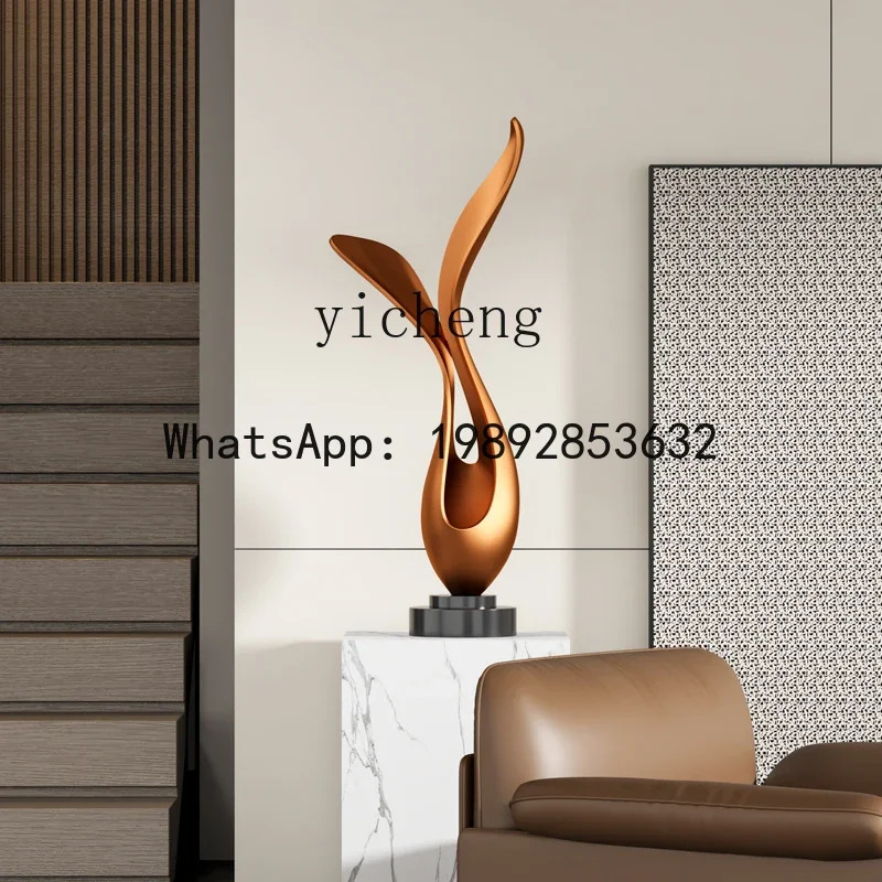 

C1 Creative Fishtail Sculpture Ornament Modern Art Entrance Corridor Hotel Model Room Clubhouse Ornament