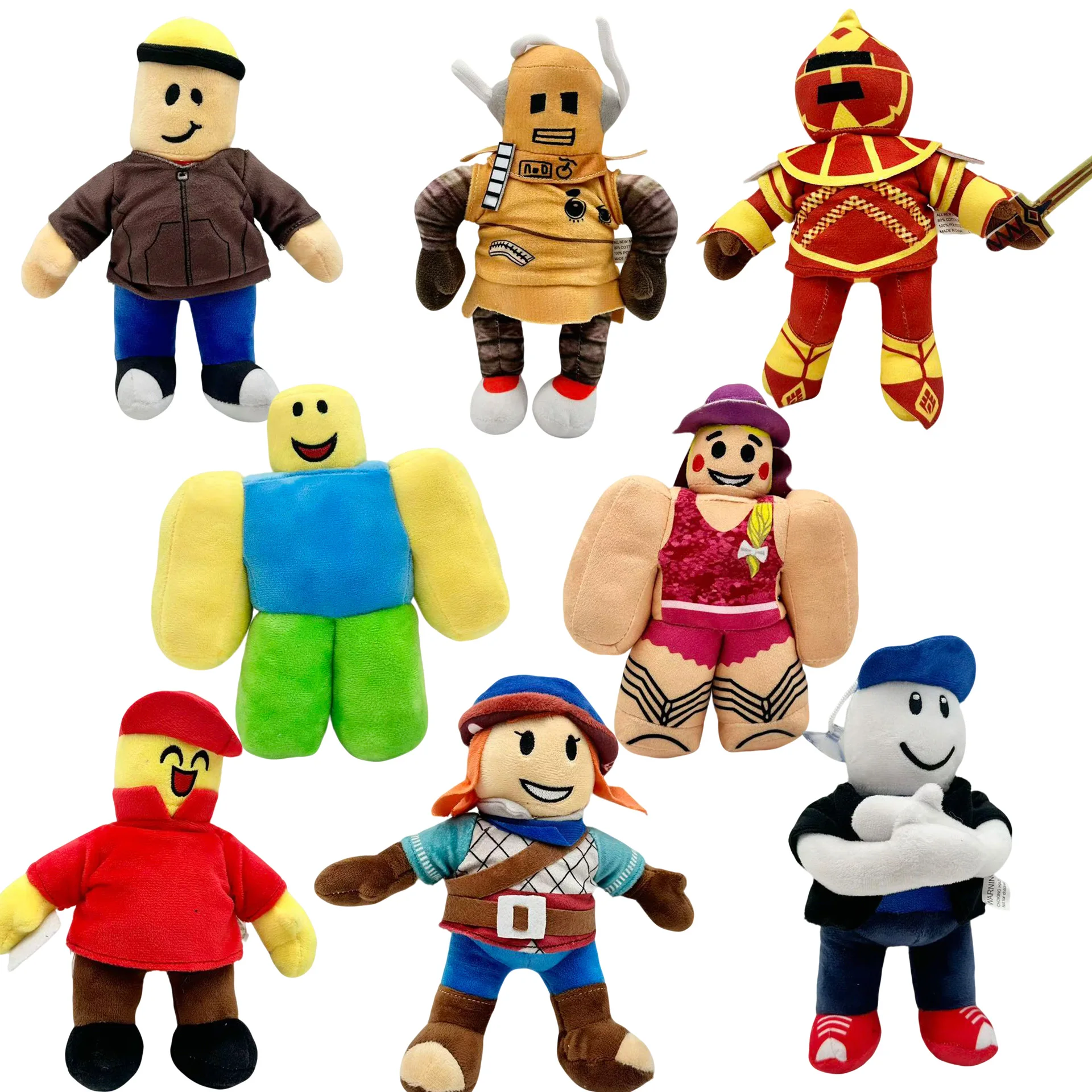 

In StockNoob Avatar Plushie Cute Cartoon Stuffed Doll Birthday Gift for Boys Girls Game Fans