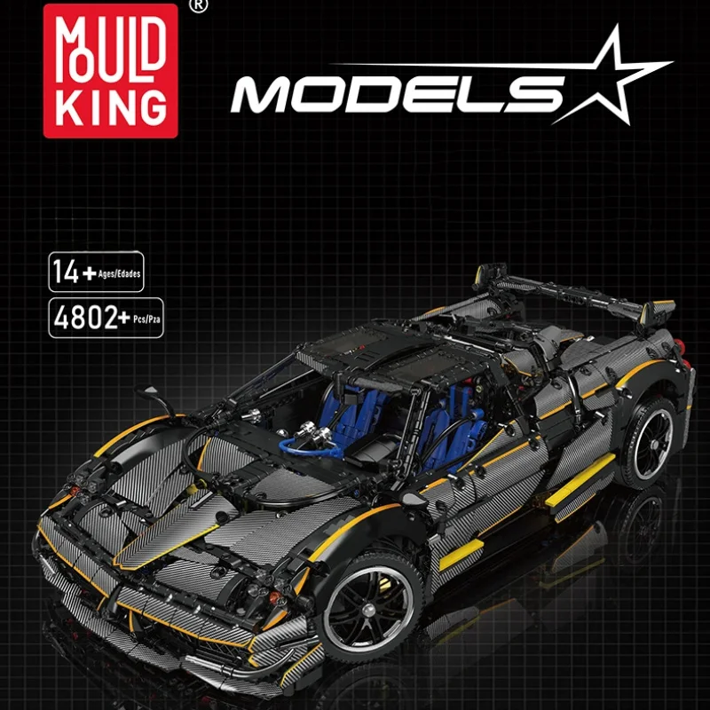 

NEW 4802Pcs Technical Huayra Hypercar Super Sport Racing Car Building Blocks Assemble 1:8 Car Toys For Kids Christmas Gifts