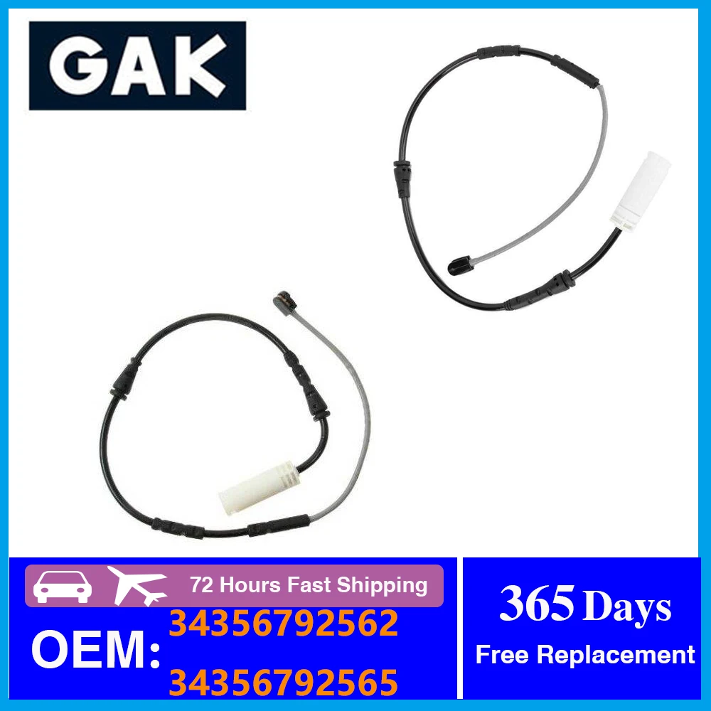 

GAK Brand 34356792562 34356792565 Car Accessories Front Rear Brake Pad Wear Sensor for BMW X1 E84 Brake Sensor Line