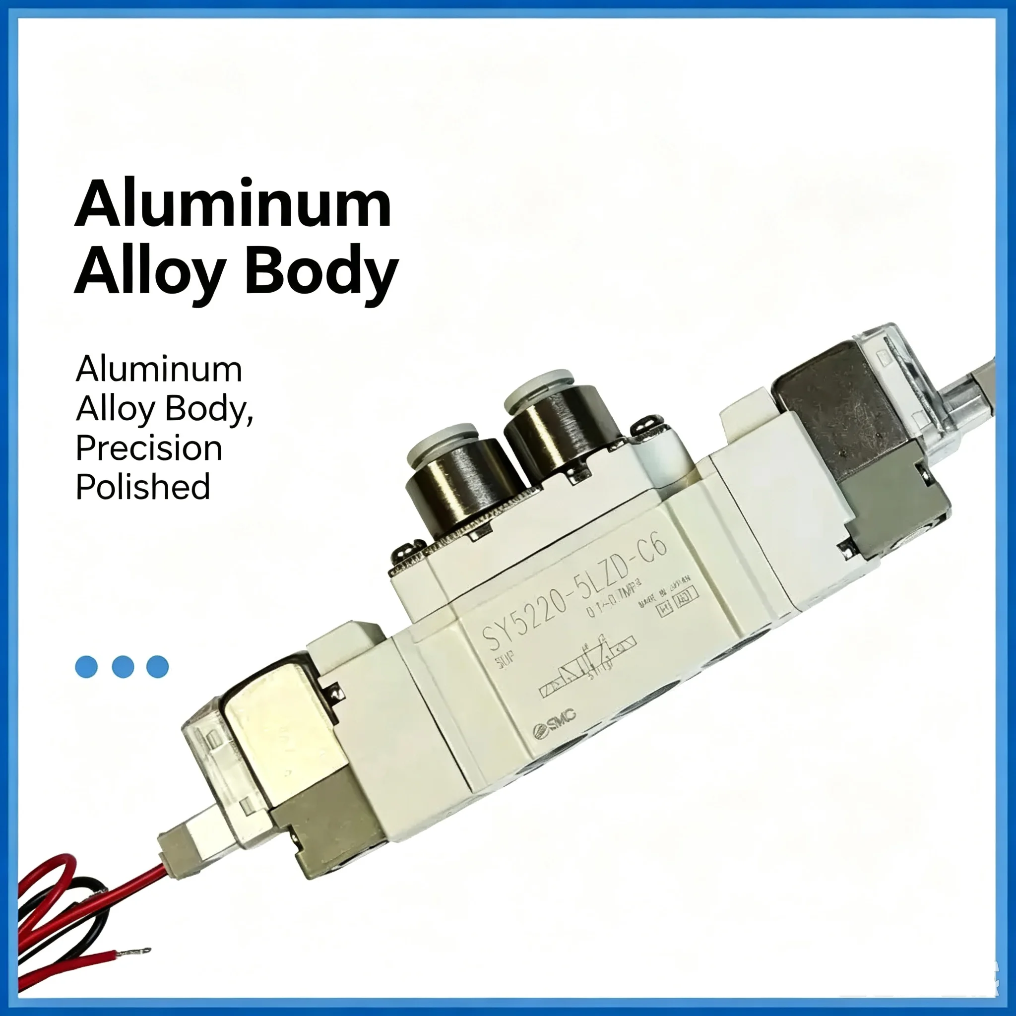 SY3120 5DZ M5 SY5120 5DZ 01 SY7120 High Quality  Type Pneumatic Control Solenoid Valve 5 Port 2 Solenoid Valve SY5120-5DZD-01