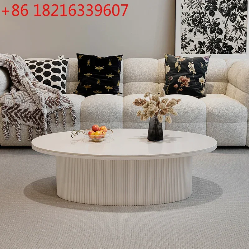 TAO Cheap Cute Coffee Table Industrial Simple Clear Organizer Designer Books Side Table Modern Couchtisch Living Room Furniture