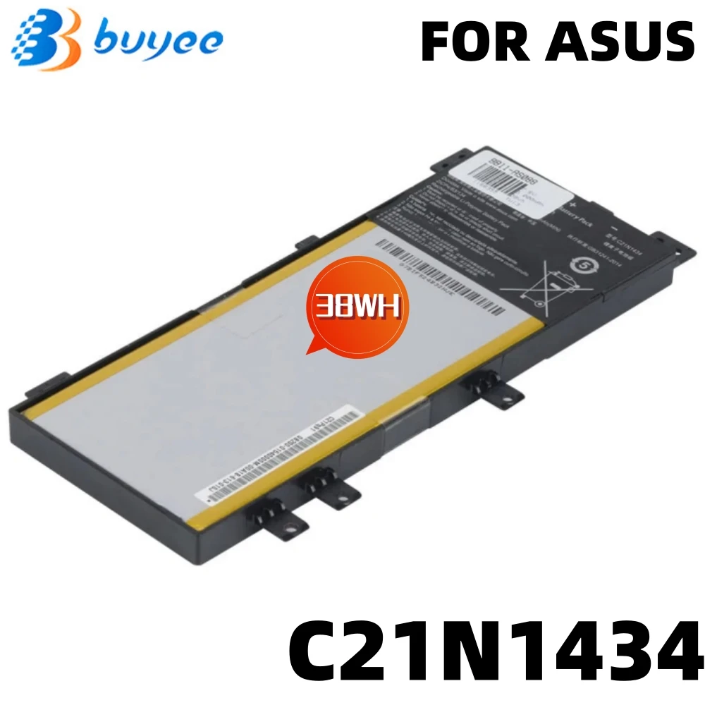 

7.6V 38Wh 4840mAh C21N1434 Laptop Battery Replacement For ASUS Z450 Z450UA Z450LA Z550SA Z550MA Series Notebook NEW