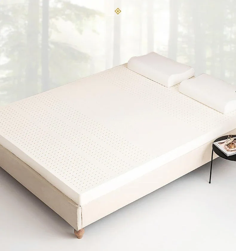 Thailand imported 10cm natural latex mattress rubber soft cushion two-person household 1.5/1.8m tatami mat