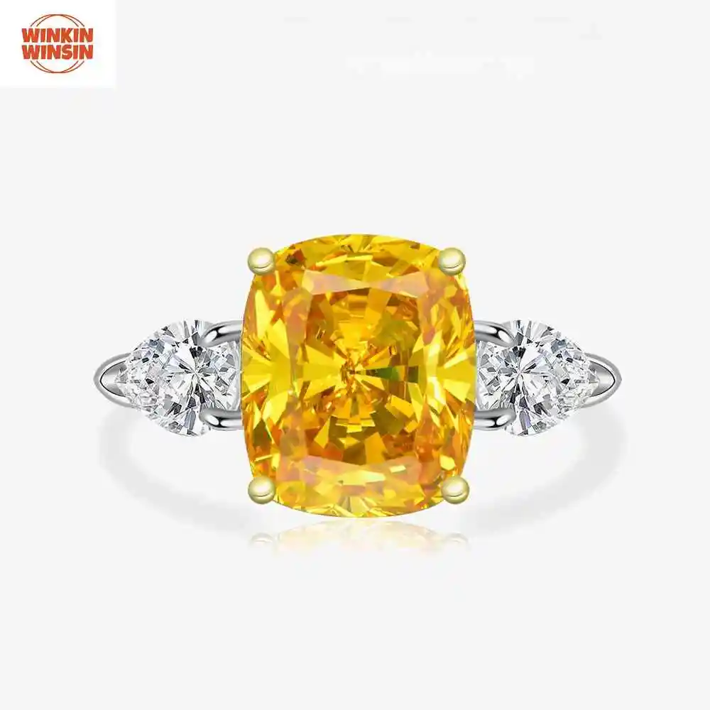 

Winkin Winsin Wedding Ring 4 Carat High Carbon Diamond S925 Sterling Silver Ring for Women