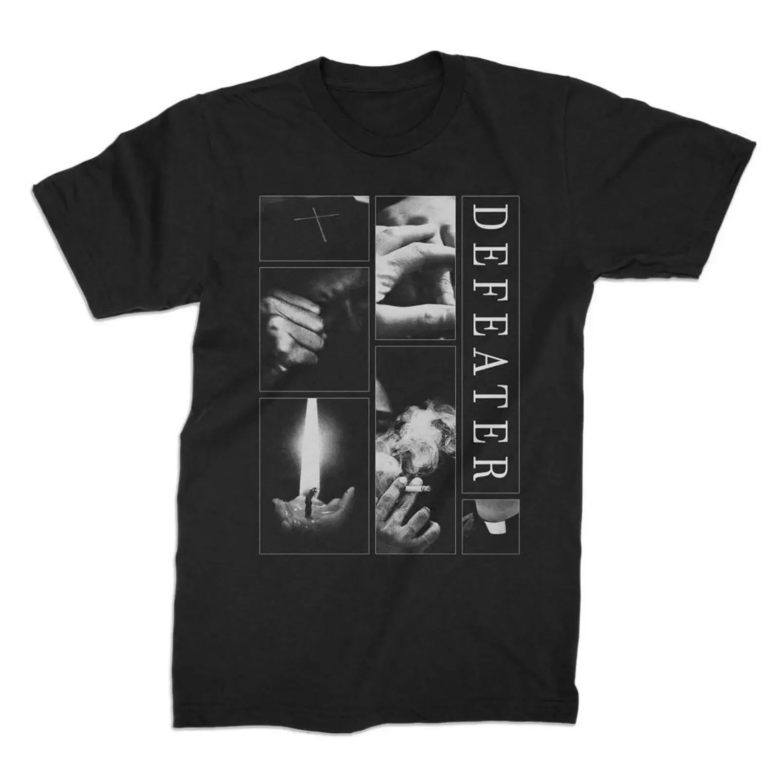 DEFEATER Collage T SHIRT S M L XL 2XL New Official Kings Road Merchandise vintage Washed Top For Everyday Wear Slightly Stylish
