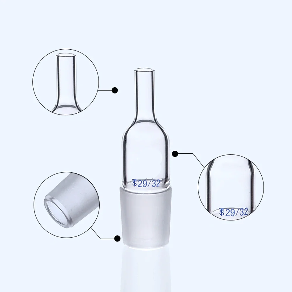 Screw Cap Thermowell 14/23 19/26 24/29 29/32 Standard Grinding Port Connector Lab Glassware Chemical Experiment