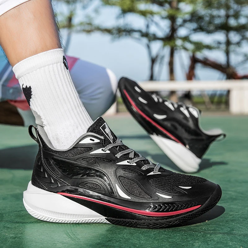 Calçados esportivos masculinos, tênis de corrida leves com placa de carbono, absorção de choque de inverno, antiderrapante, resistente ao desgaste, respirável