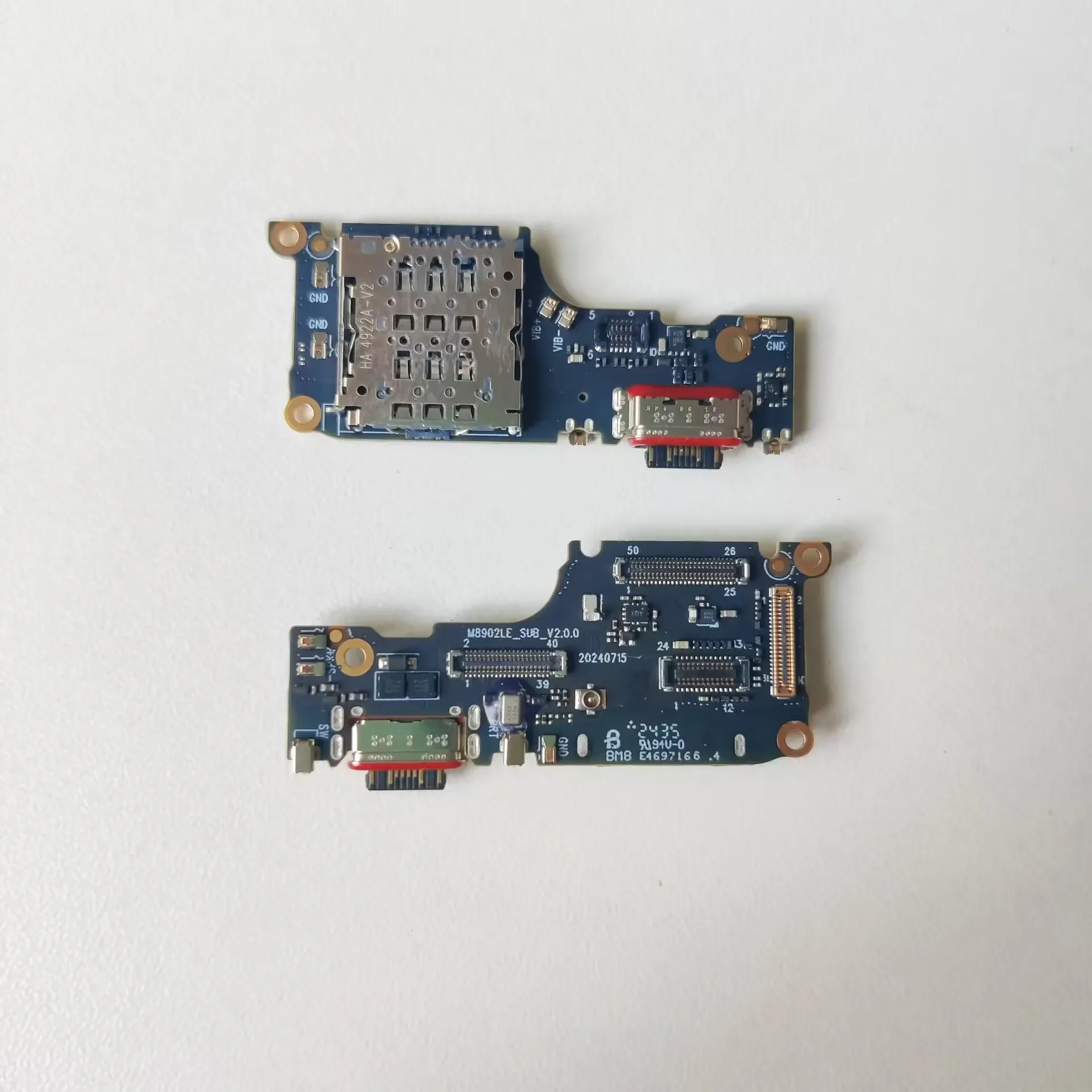 Original New For Oukitel P1 Cell Phone Inside Parts PCB Usb Board Charging Dock With Transfer FPC Replacement Accessories