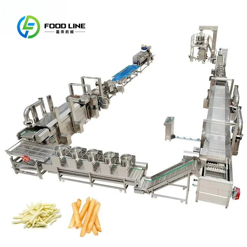 French fries processing technology transfer automated equipment for new manufacturing facility