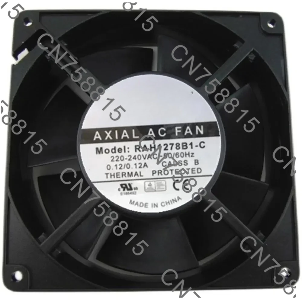 نطاق الجهد 220 إلى 240 فولت، قوة 0.12 أمبير، مروحة تبريد RAH1278B1-C 12738.