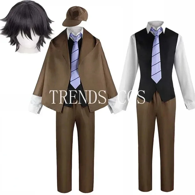 

Edogawa Rampo Cosplay Costume Edogawa Ranpo Outfits for Anime Comic Con Edogawa Rampo Full Set Include Hat Role Play