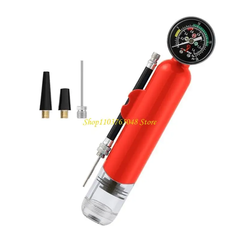 R53E 20PSI Manual Tire Portable Balls Inflator Sports Balls ใช้งานง่าย