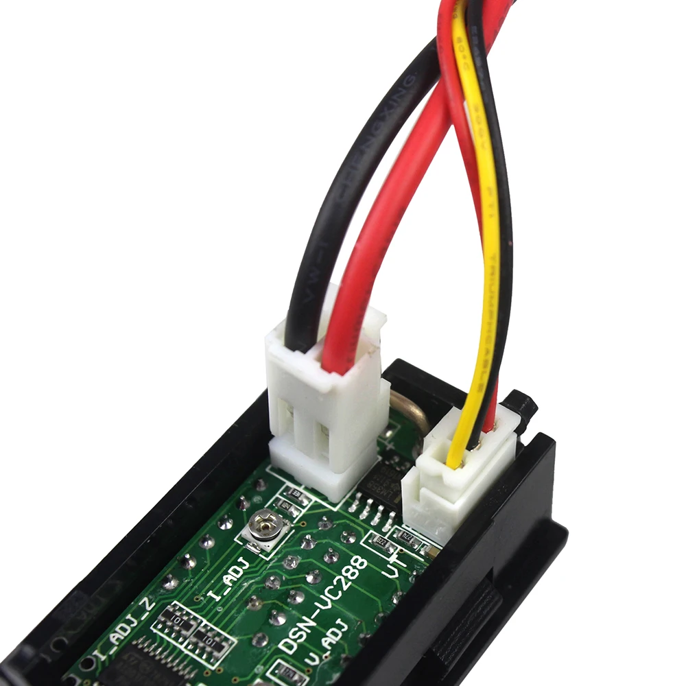 مضخم صوت فولتميترمايتربلو + أحمر LED 10 أمبير، الفولتميتر الرقمي المزدوج، DC100V عالي الجودة #4