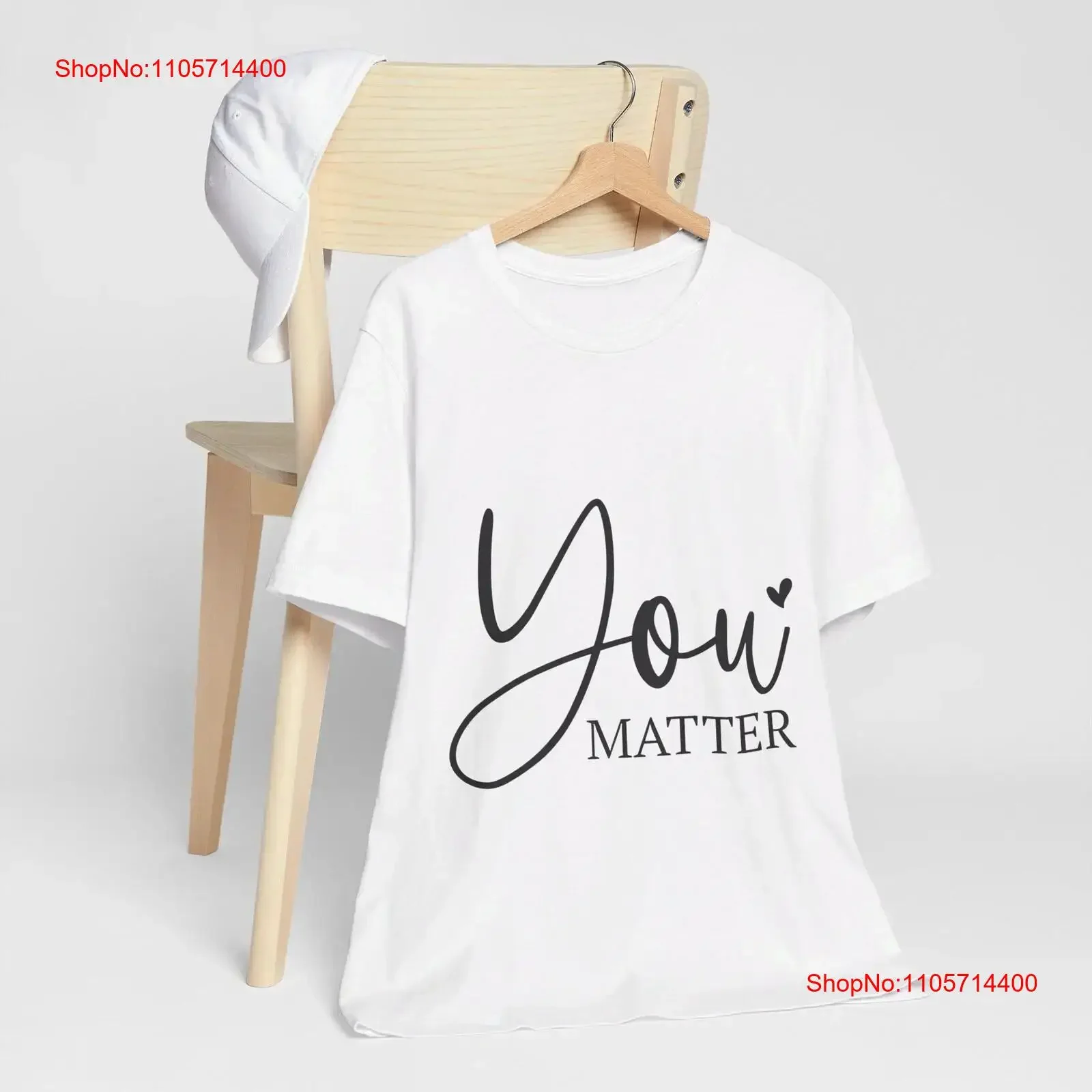 You Matter Sleeve T Shirt Inspirational Casual Short with Positive Message for Everyday Confidence and Comfort vintage Washed