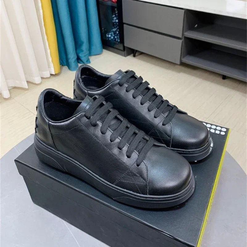 Italy Brand Dsq2 Fashion Men Shoes 2024 PU Leather Comfortable Casual Sneakers More Color Flats ICON Male Vulcanize Shoes