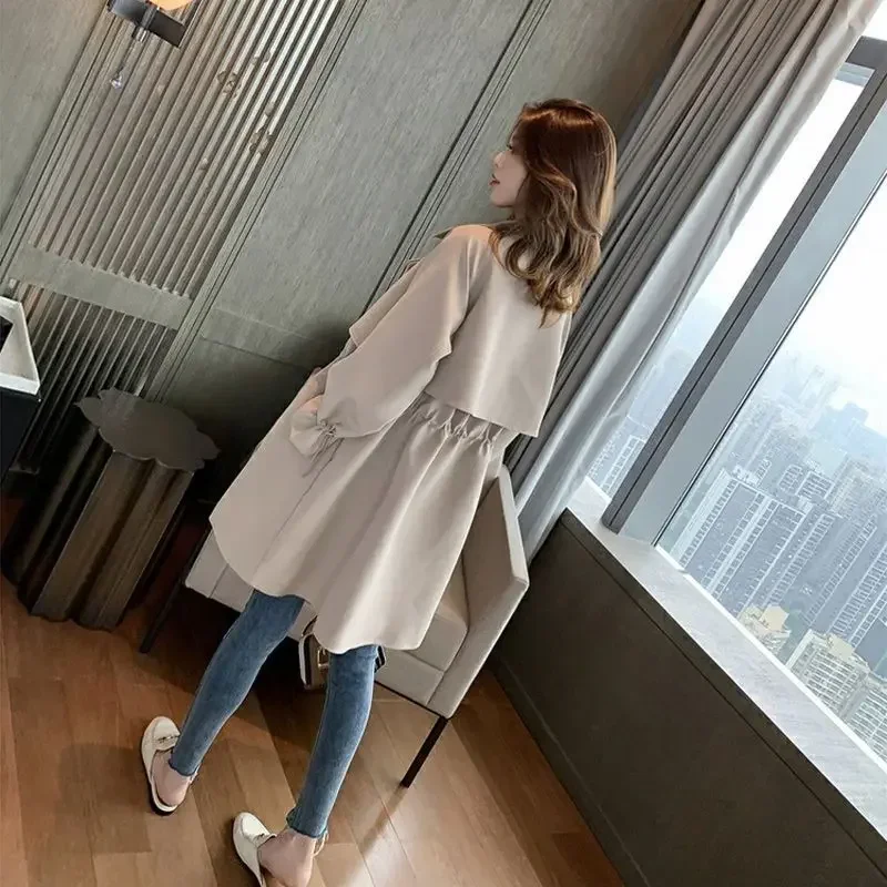 Loose Outerwear Solid Women's Overcoat Blazers Korean Popular Clothes Bring On Promotion Style Female Trench Coats and Jackets