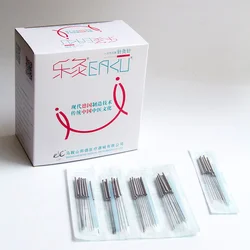 1000pcs New Acupuncture Needles Disposable Sterile Tube Needle Acupressure Point Tech Eacu Body Beauty Filiform Needle with Tube