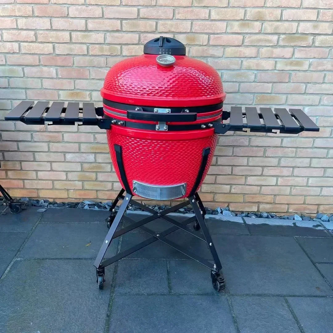 New style Kamado Grill for Sale Rotisserie Ceramic Barbecue Charcoal 25 inch Kamado BBQ Grill