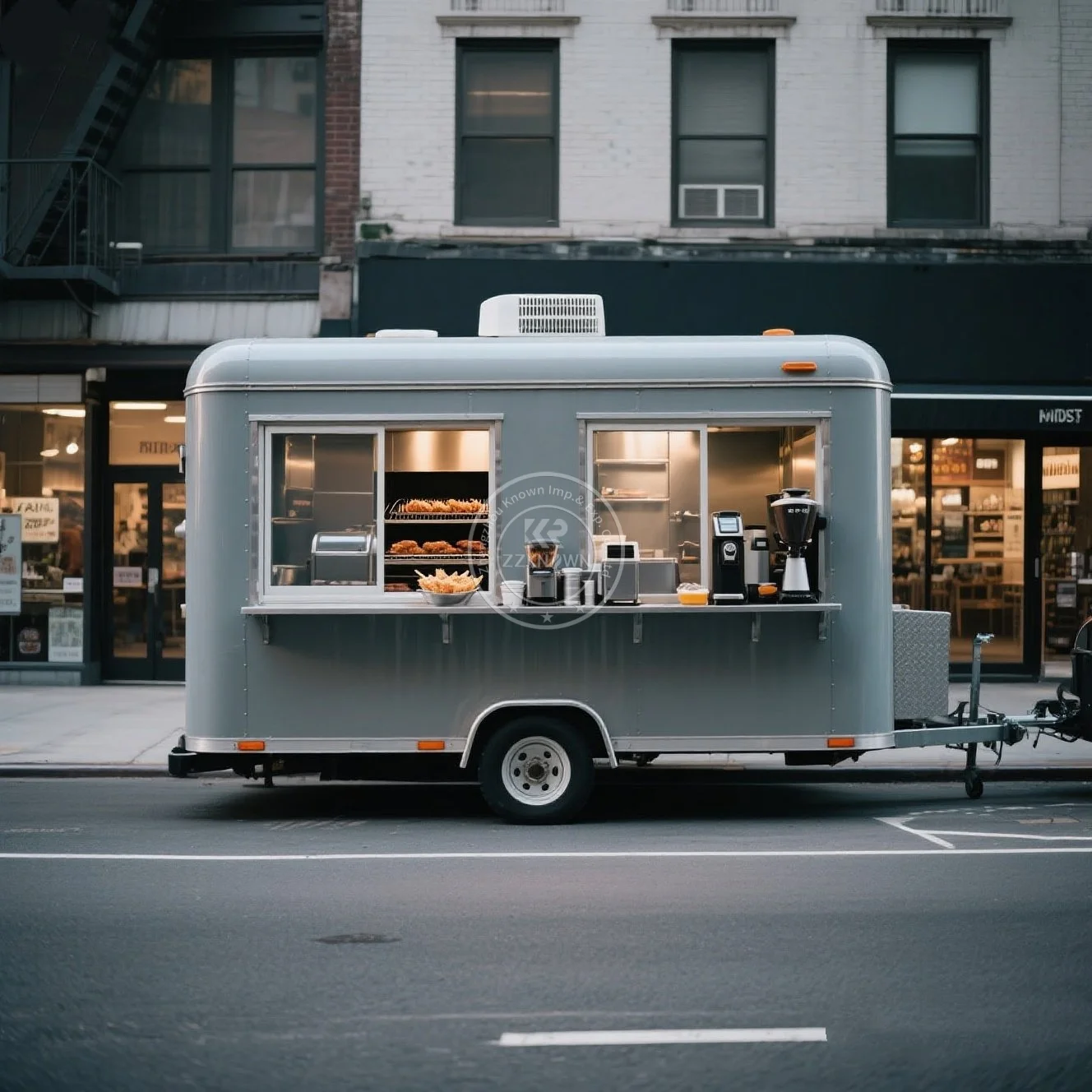 

NEW Custom Size Food Truck BBQ Pizza Trucks Mobile Dining Car Hot Dog Food Cart Burger Trailer Coffee Van Food Trailer