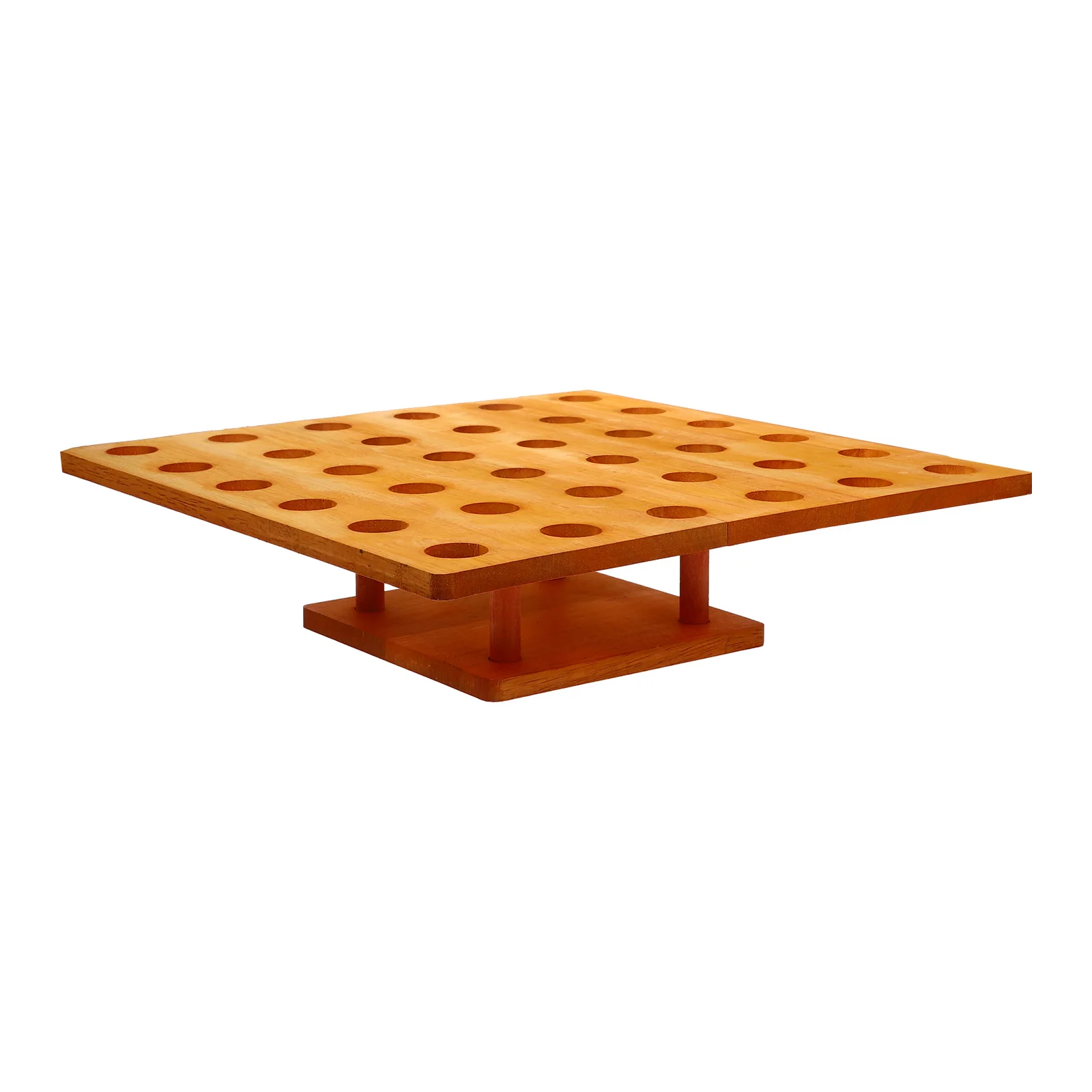 

Wooden Ice Cream Cone Holders Display Rack for Sushi Rolls Desserts Egg Cones Hand Roll Stand Sturdy Wooden Shelf Cone Holder
