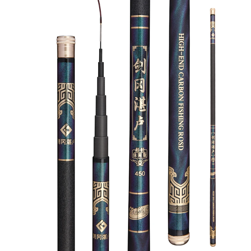 

M Tone Telescopic Carbon Fishing Rod Super Light Portable Fishing Pole for Freshwater And Saltwater