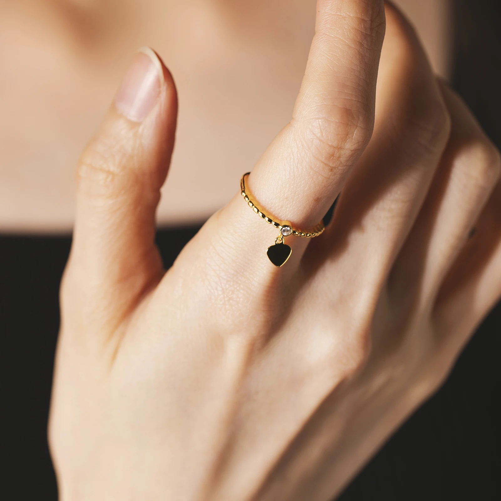 VEWANT New 925 Sterling Silver Drop Valentiens Simple Ring Love Fine Jewelry For Women 2023 Winter