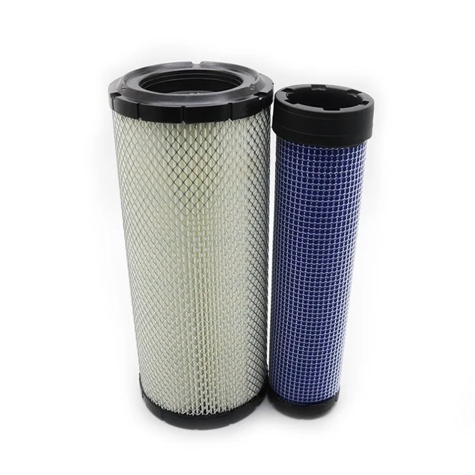 P827653 P829332 Kit de filtro de aire apto para Bobcat 6666375 6666376 para Kubota 59800-26110 3A111-19130 Kubota Tractor Excavator Skid