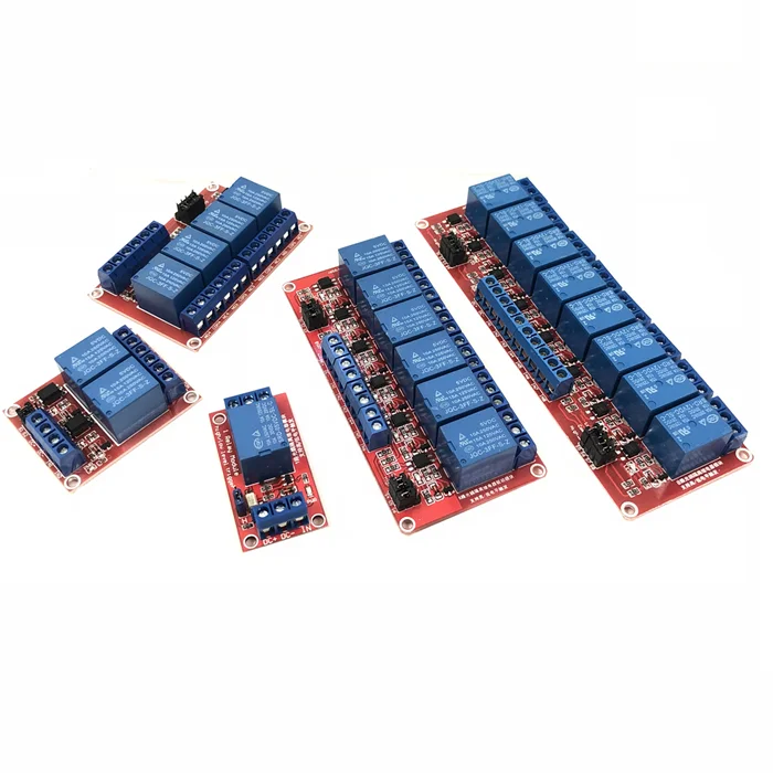 

1 2 4 8 channel 5V12V24V relay module with optocoupler isolation