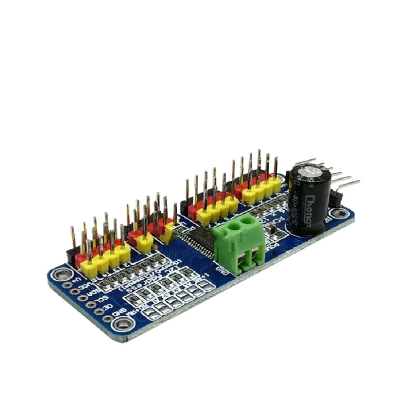For PCA9685 16-channel Module PWM/Servo/servo Driver Board, Controller IIC Connection