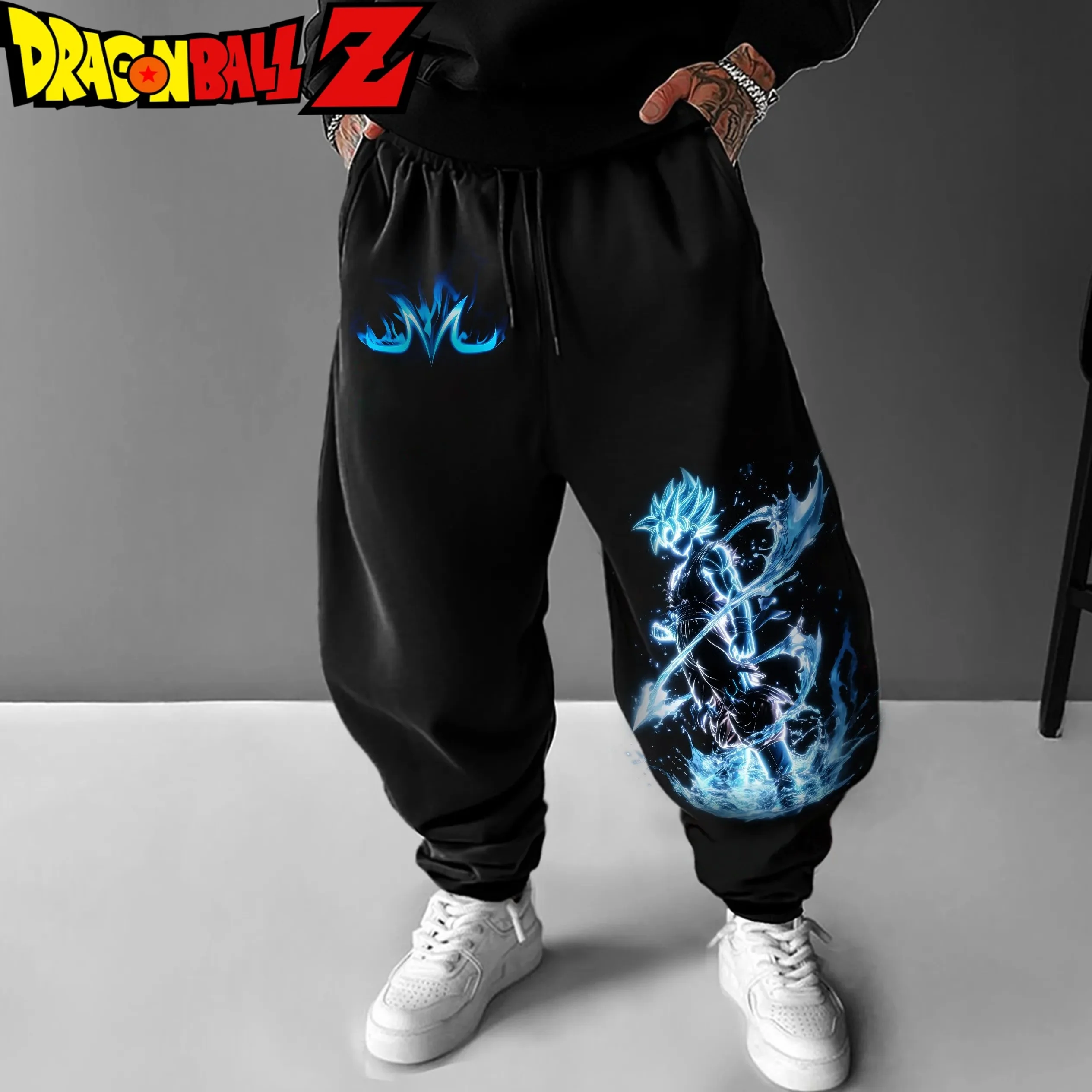 

Dragon Ball Broly 2025 Autumn/Winter Men's Running Pants Anime Pattern Printed Street Wear Casual Sports Pants Loose Pants