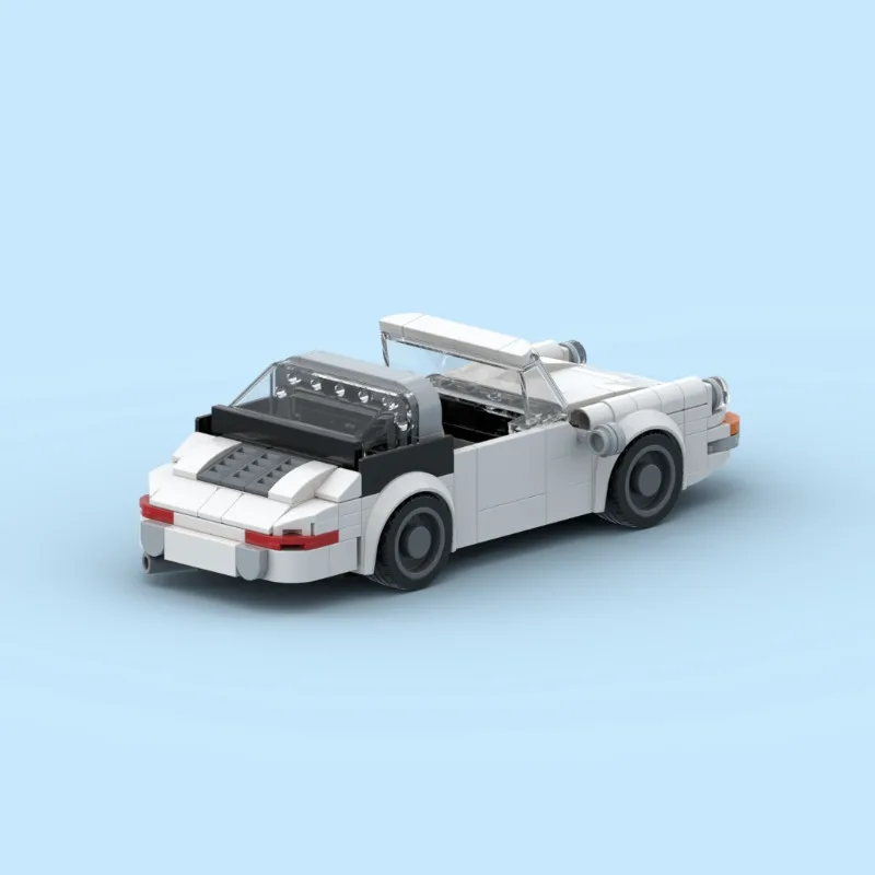 303PCS レトロ スピードスター ビルディング キット - 大人用 MOC 対応コンバーチブル モデル、ガイド付きクラシックカー ギフト