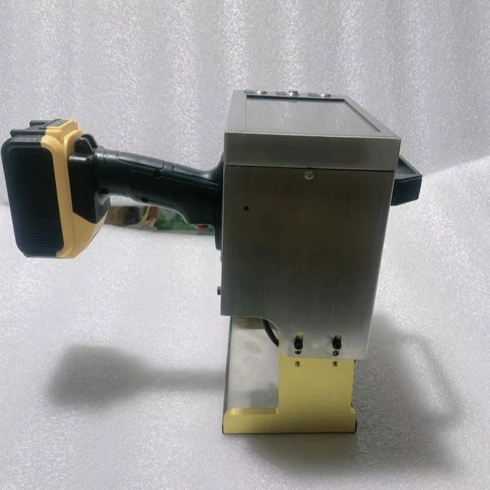 Metal Engraving Machine Handheld Wireless Punching Pin Peen XY/SD-4-12030 Code VIN Number Marking Car Frame with 2 Batteries