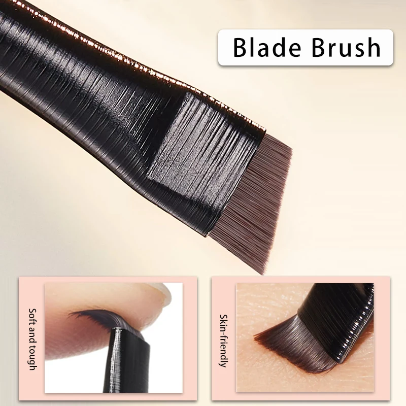 MyDestiny- Angled Thin Eyelimer Brush Blade Makeup Brushes Flat Fine Eyebrow Brush Professional Women Liner Brow Cosmetic Tool