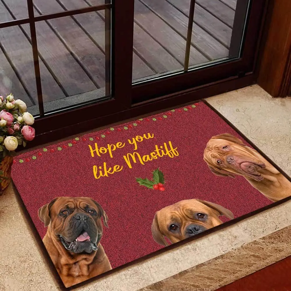 

PLstar Cosmos Pet Dog Hope You Like My Dog Rules Custom Decor Porch Doormat Rug Mats Floor Carpet 3D Printed Doormat Non-slip