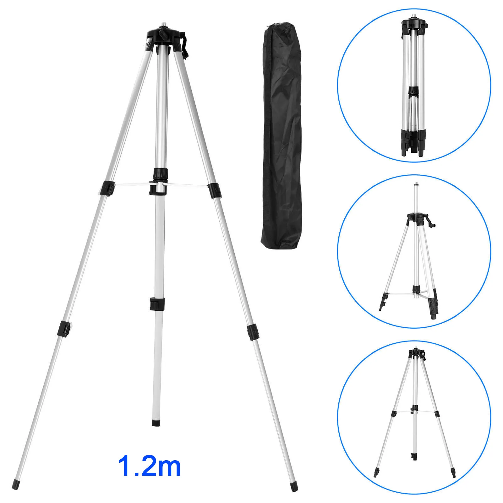 16 Lines Laser Level 3° Self-leveling Function Leveling Tool Omnidirectional Ground Wall Sticker with 1.2m Adjustable Tripod — view 6