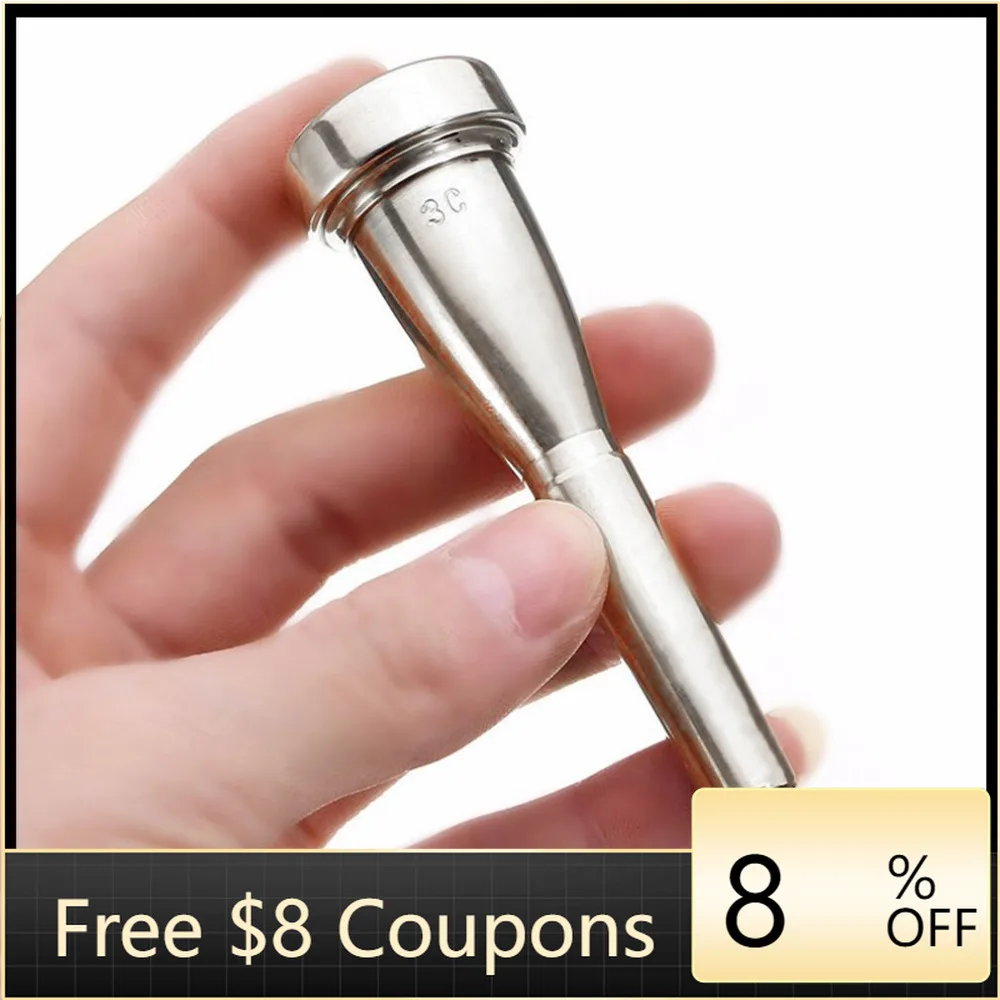 

STLF Trumpet Mouthpiece Professional Music Instrument Parts 3C Size Hot Sale for Bach Beginner Exerciser Parts