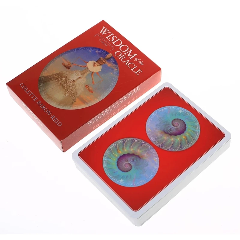 Wisdom of the Oracle Divination Cards 52-Card Deck Tarot English Version Family Party Board Game