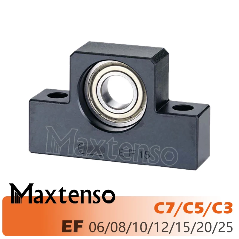 

MAXTENSO Support Unit Professional EF6 EF8 EF10 EF12 EF15 EF20 EF25 Supported-side C3 C5 C7 Ball Screw TBI SFU1605 Premium EKEF